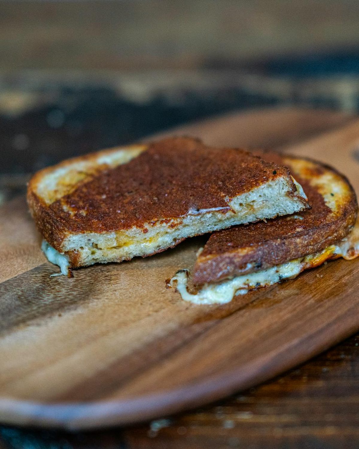 Kimchi grilled cheese — signature de la cuisine d'Elsa
